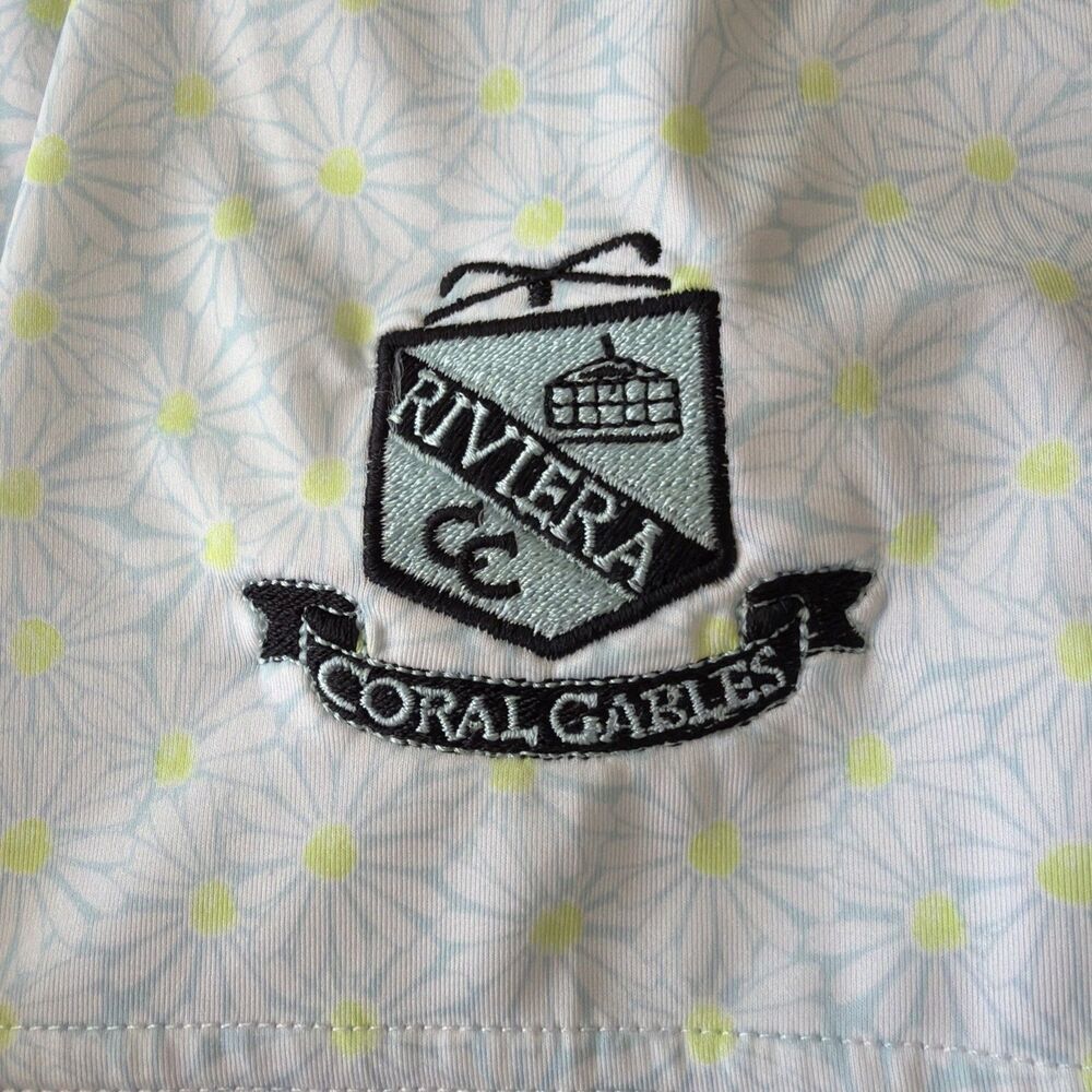 FootJoy Polo Lg Golf Daisy Performance Active Stretch FJ Riviera CC Coral Gables - Picture 2 of 7
